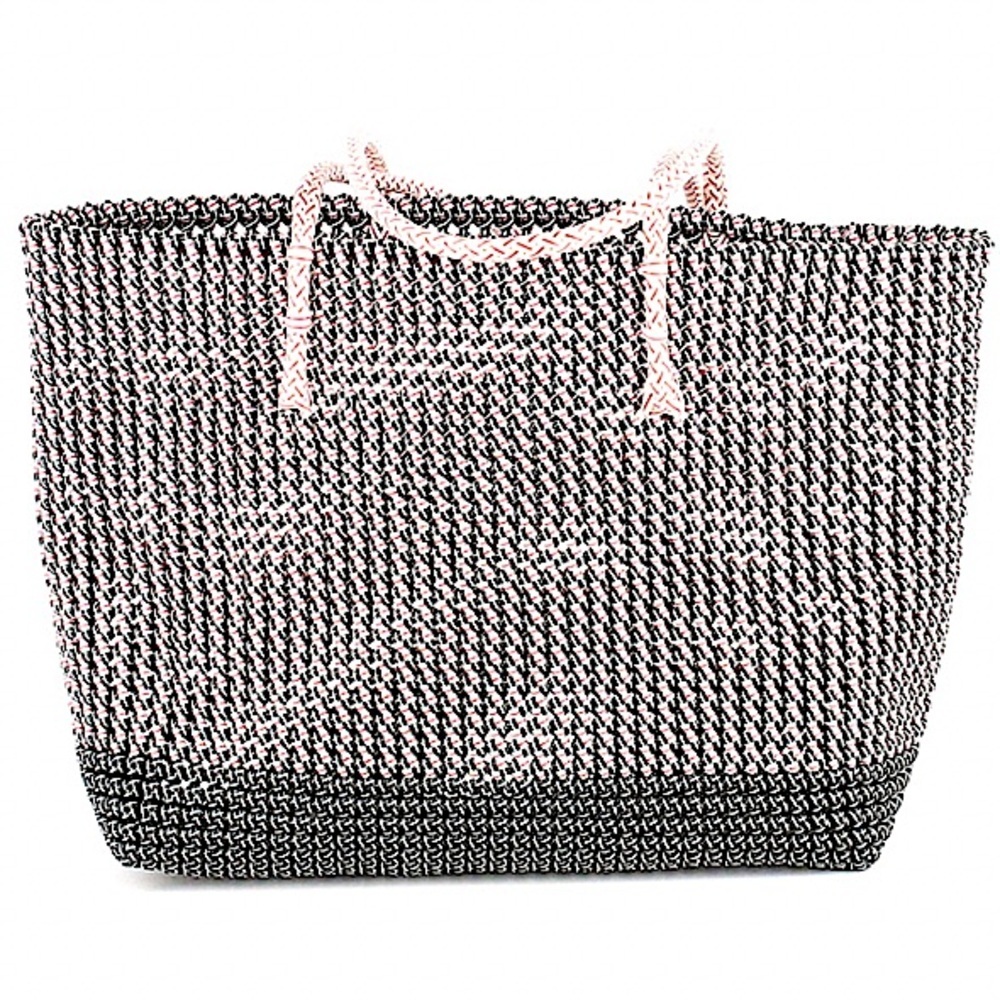 Oversized Large Metallic Vacation Woven Weaved Top Handles Waterproof Tote. - Picture 2 of 4